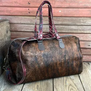 018 Duffel - Red Brindle w/ Red Brands