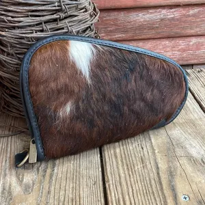 047 Small Pistol Case - Red Brindle w/