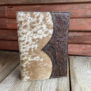059 Small Notepad Cover - Longhorn w/ Cowboy Tool