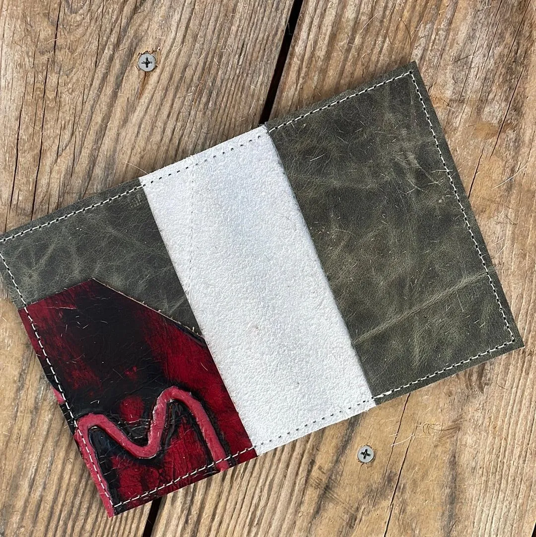 080 Passport Cover - Longhorn w/ Red Brands