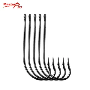 100 pcs 4/0 Chemically Sharpened O'Shaughnessy Hooks Fishing Tackle