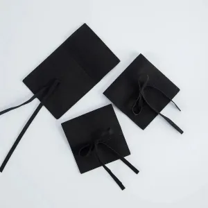 10pcs Microfiber Jewelry Pouch Velvet Jewelry Small Envelope Bag with Rope Jewelry Packaging Pouch Wedding Favors Gift Party Bag