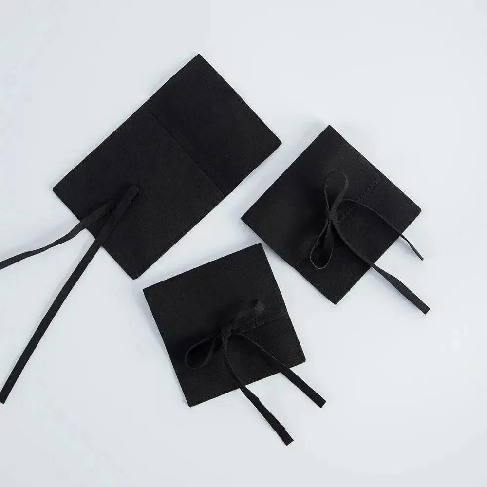 10pcs Microfiber Jewelry Pouch Velvet Jewelry Small Envelope Bag with Rope Jewelry Packaging Pouch Wedding Favors Gift Party Bag