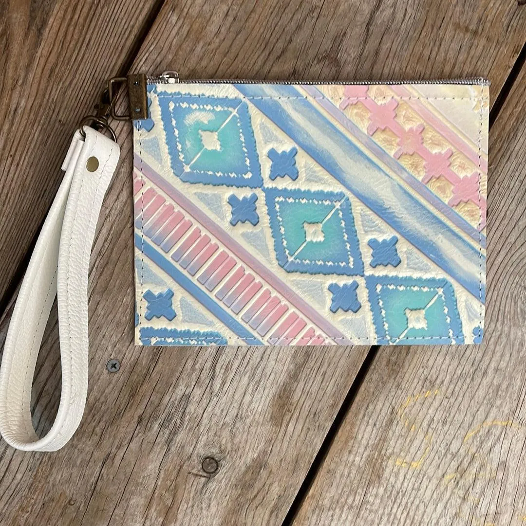 156 Make-up bag - Brindle w/ Encanto Navajo