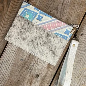 156 Make-up bag - Brindle w/ Encanto Navajo