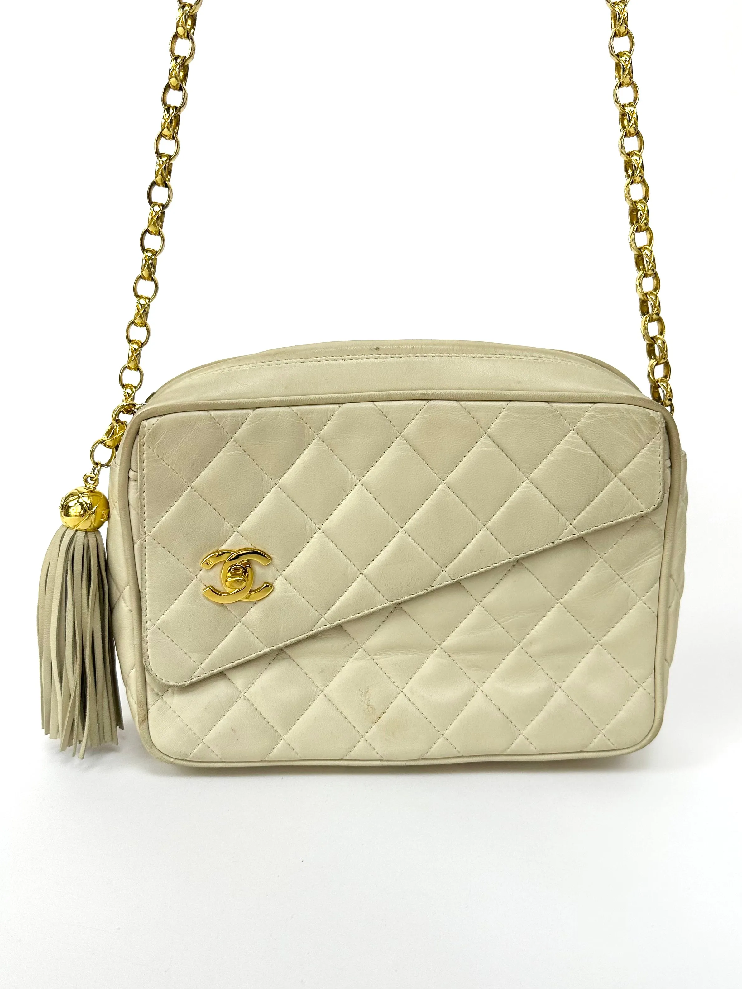 1980s Chanel Camera Chain Bag*