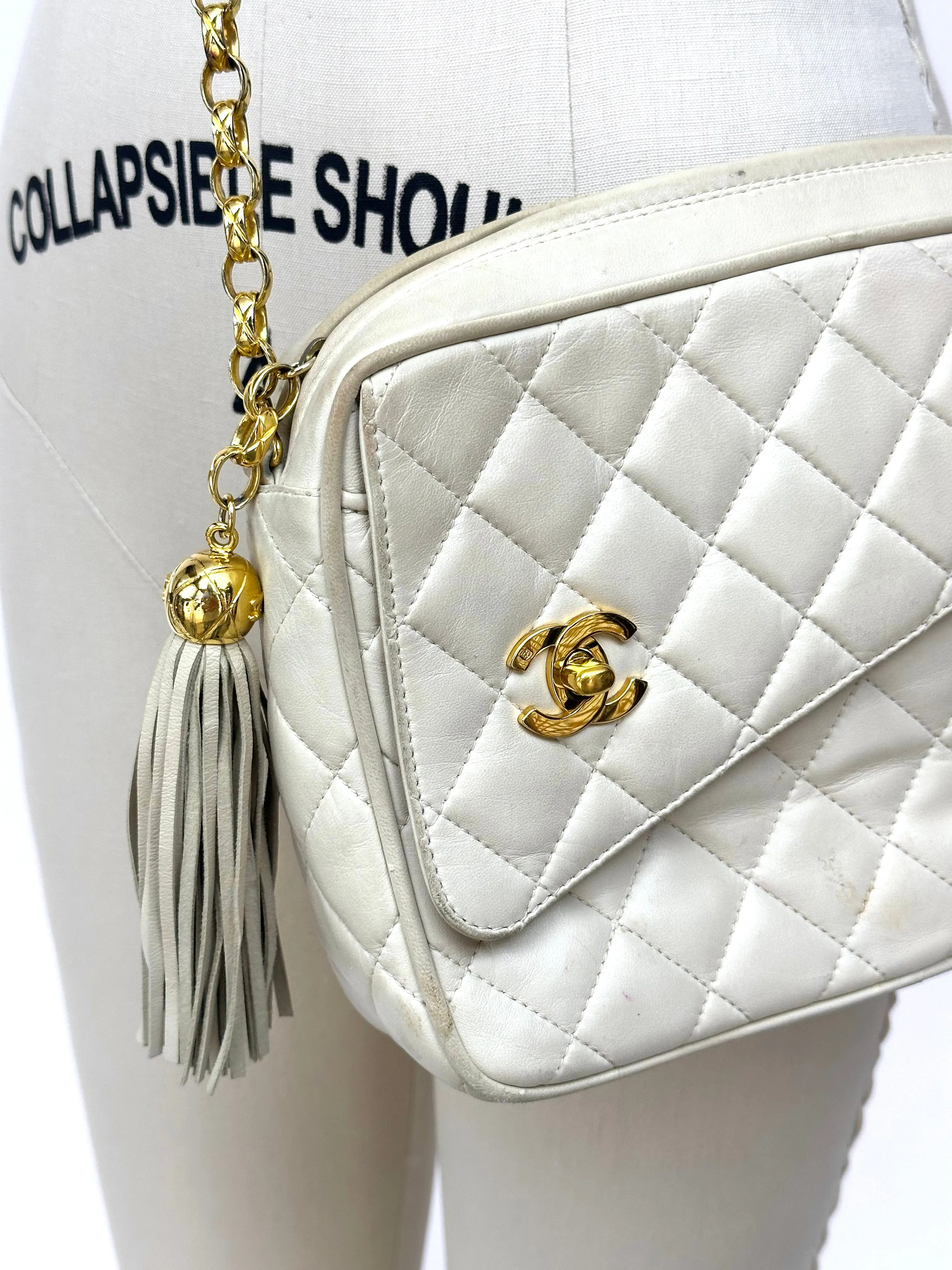 1980s Chanel Camera Chain Bag*