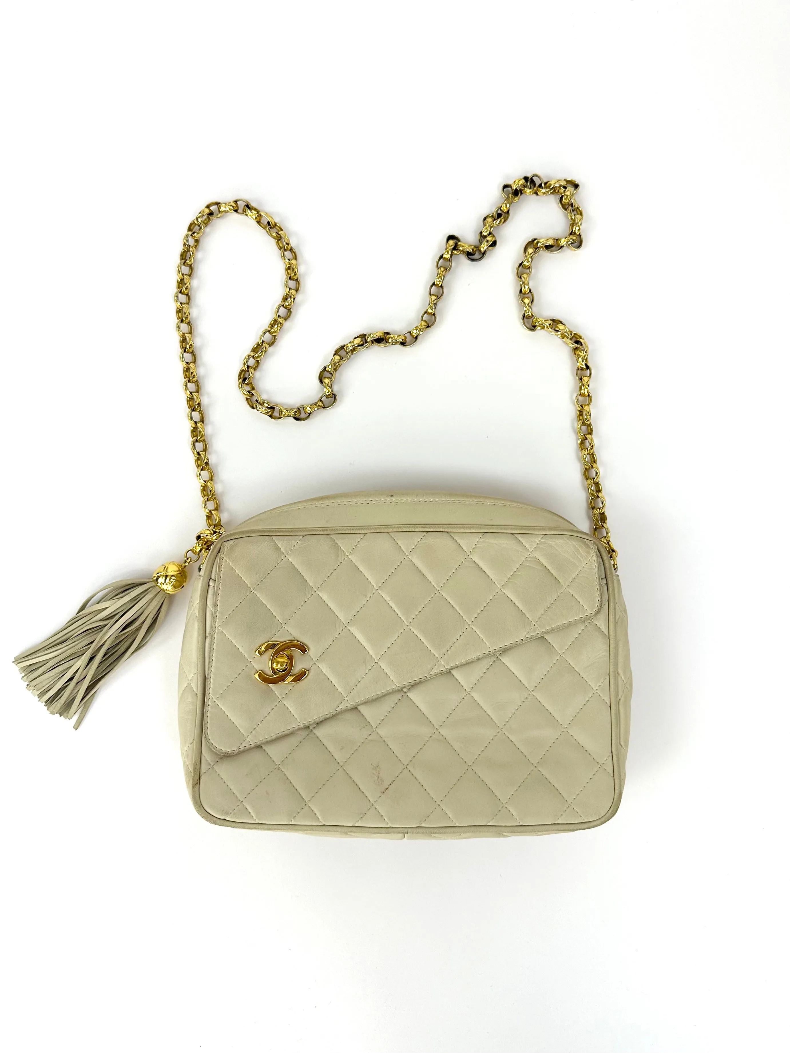 1980s Chanel Camera Chain Bag*