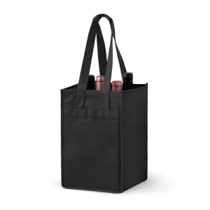 4 Bottle Non-woven Wine Tote Bag *Stocked in the USA* -