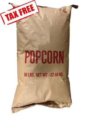 50 lbs Bulk Ancient Grain Organic Popcorn Kernels (Product of Canada)