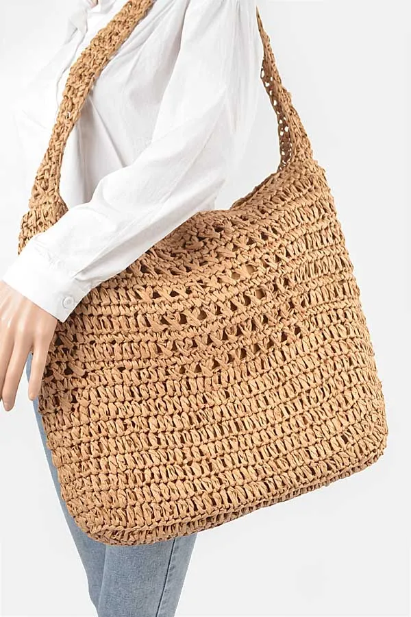 8211 Ivory Oversized Shoulder Bag - Pack of 3