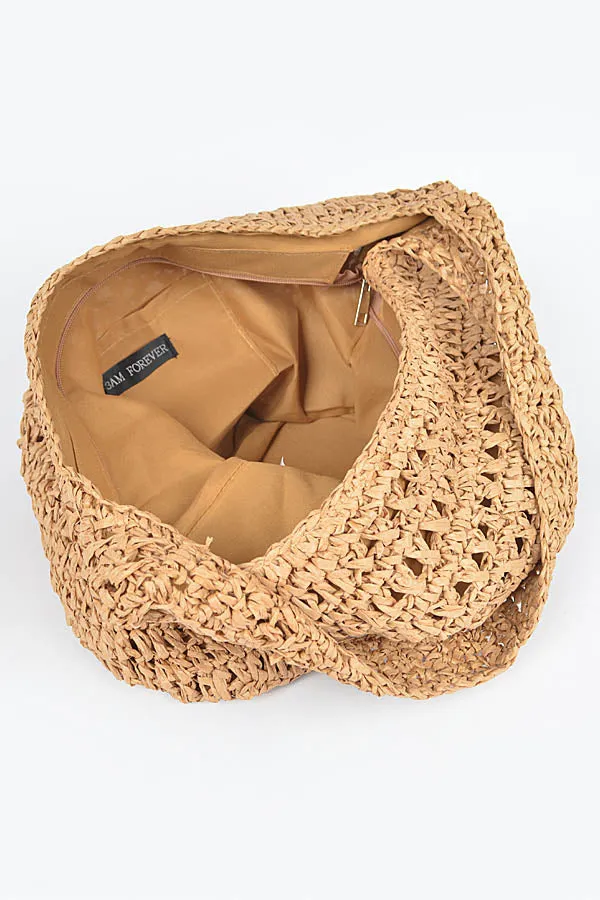 8211 Ivory Oversized Shoulder Bag - Pack of 3