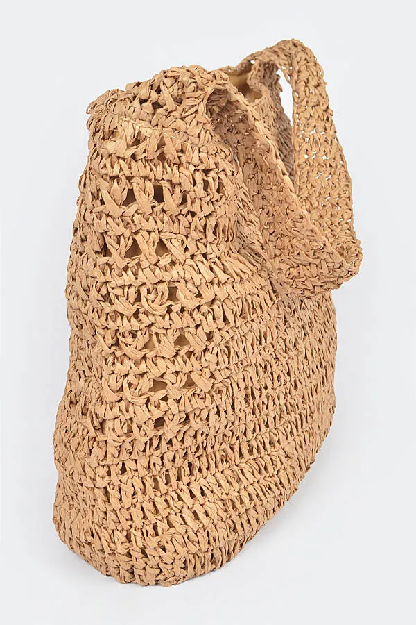 8211 Ivory Oversized Shoulder Bag - Pack of 3
