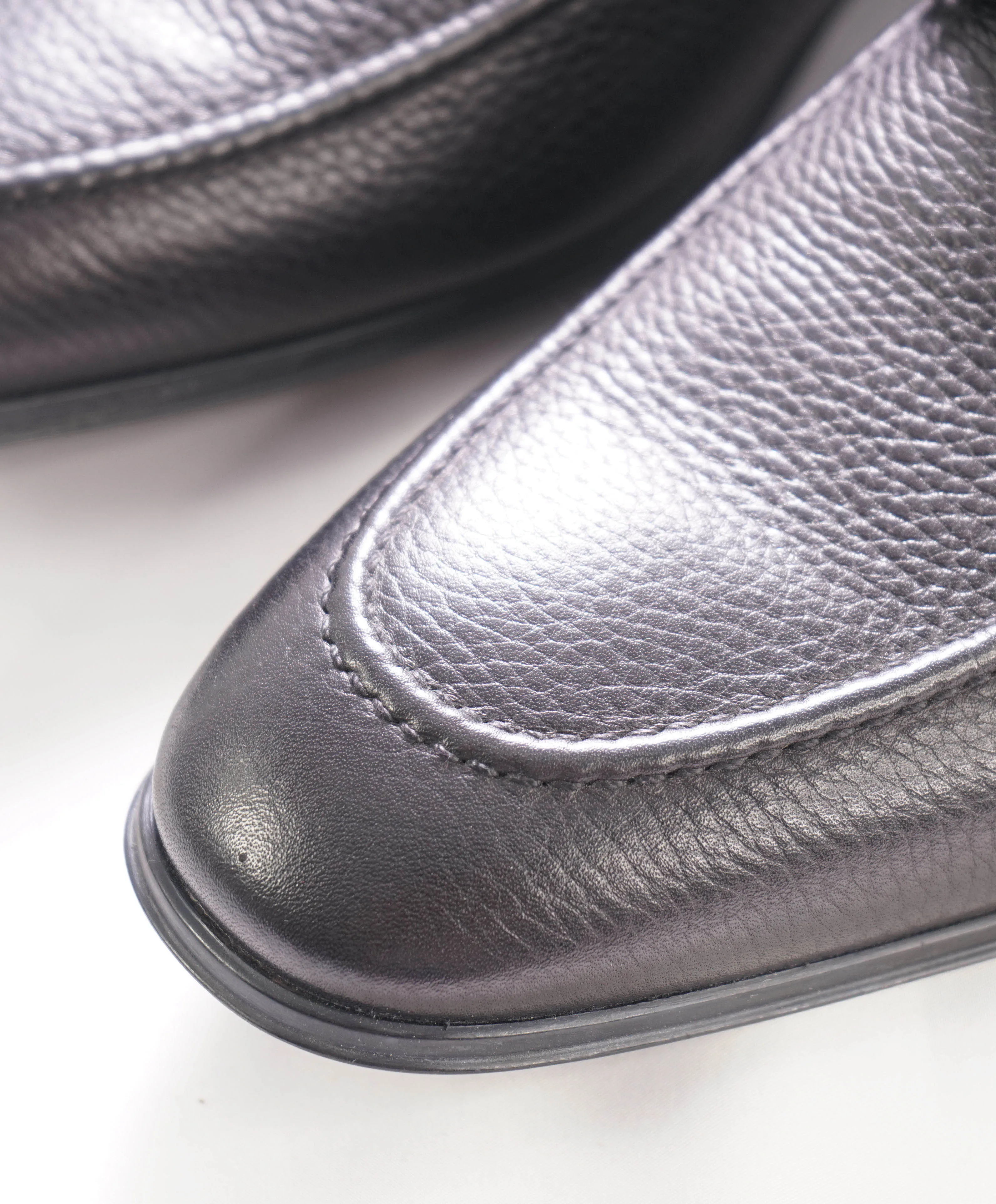 $850 SALVATORE FERRAGAMO - Leather Bit Gancini Brown Slip-On Loafer  - 11.5
