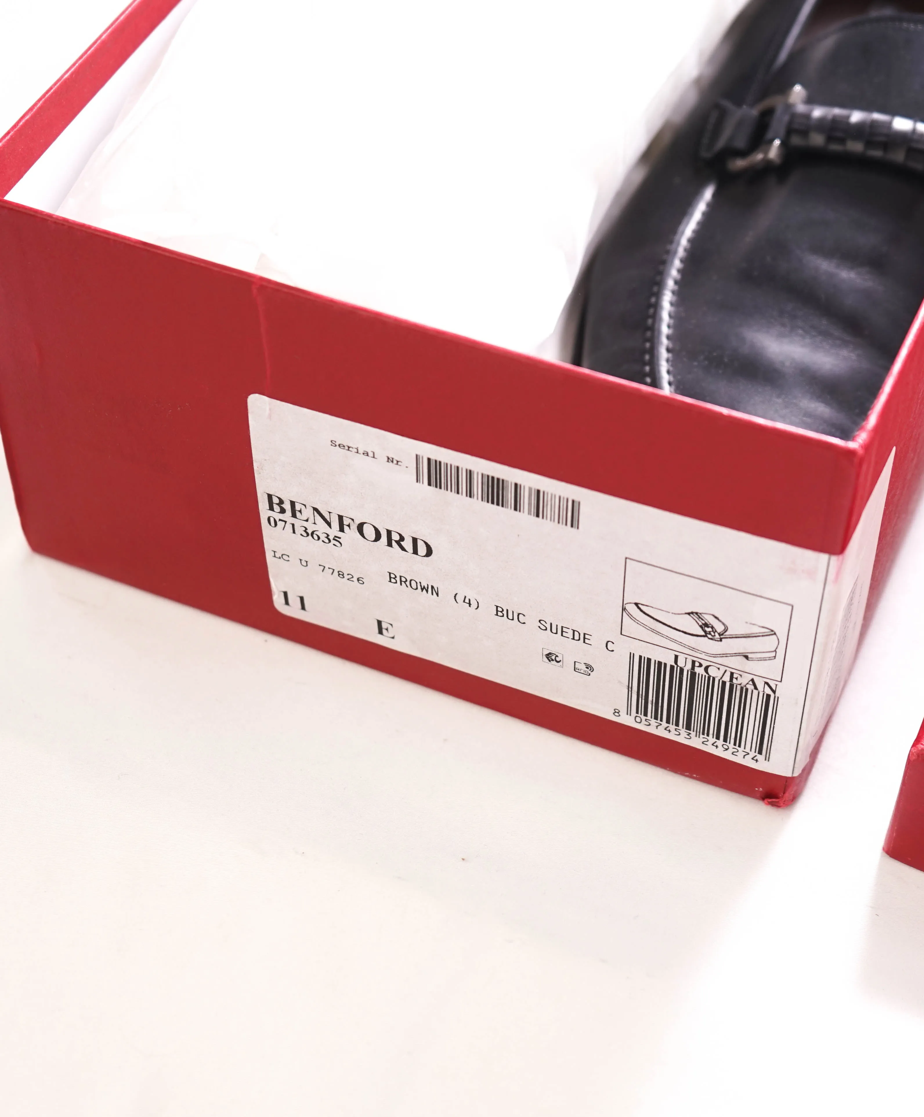 $850 SALVATORE FERRAGAMO - "BENFORD" Black Logo Bit Front Loafer - 11E US