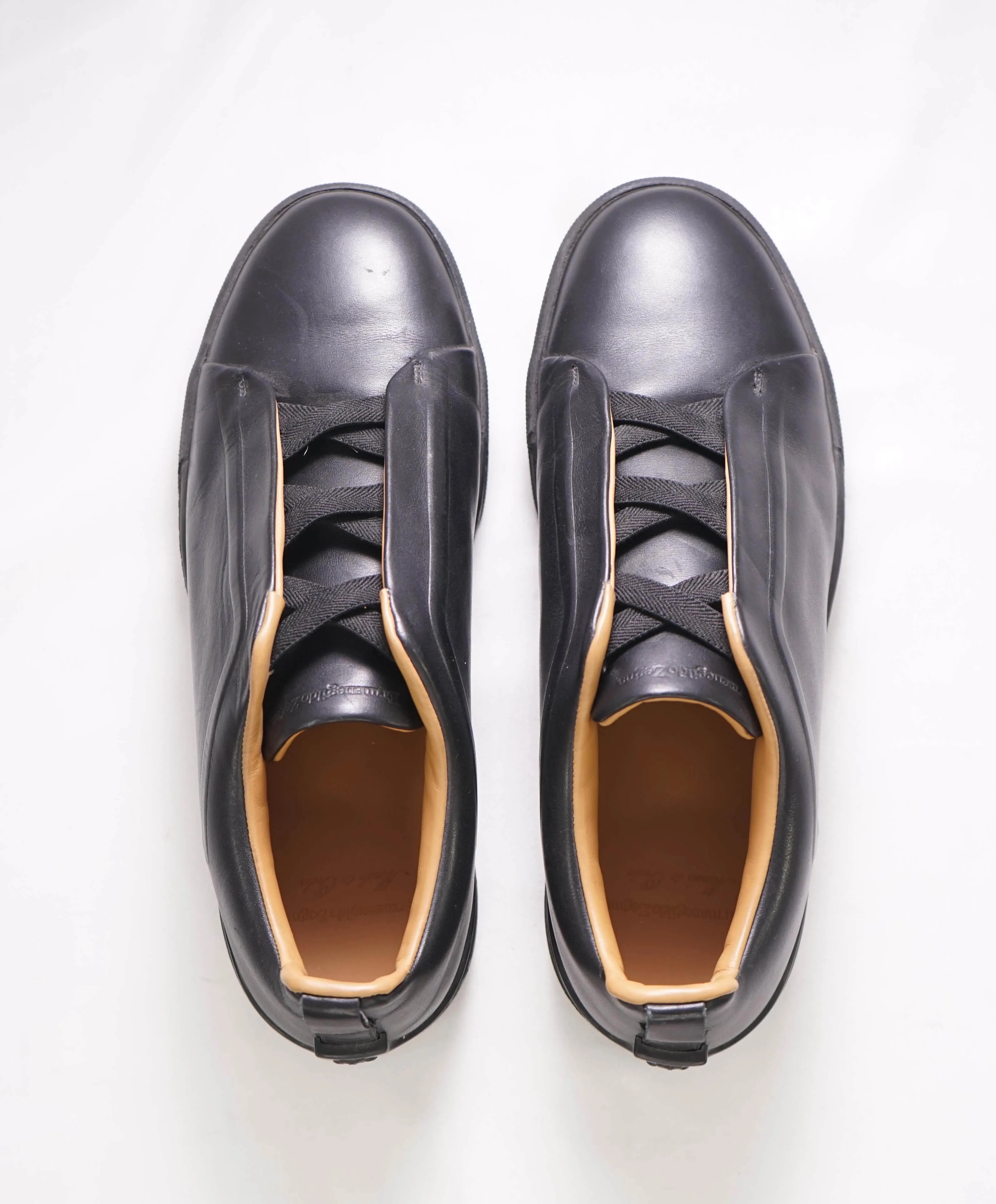 $950 ERMENEGILDO ZEGNA - COUTURE "Triple Stitch" Sneakers - 8US 7UK (41 EU)