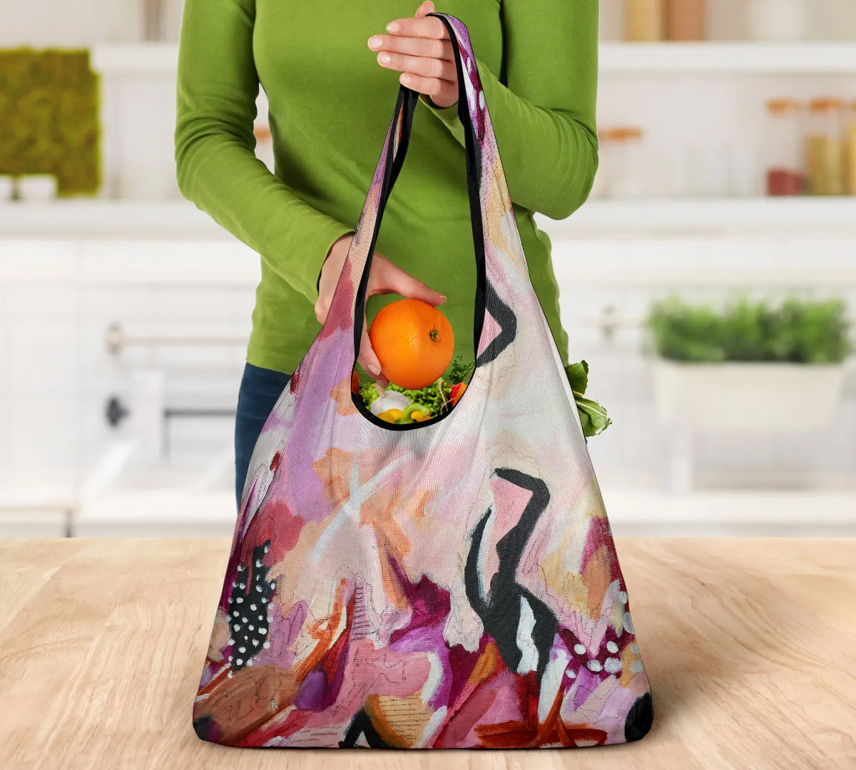 Abstract Art Set 01 - Grocery Bags