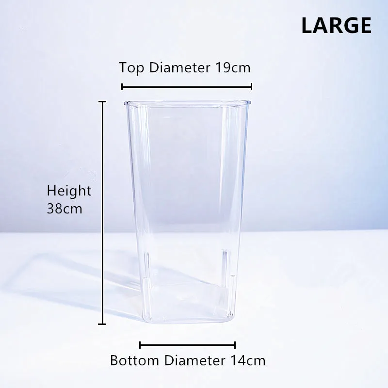 Acrylic Clear Flower Container in different Size