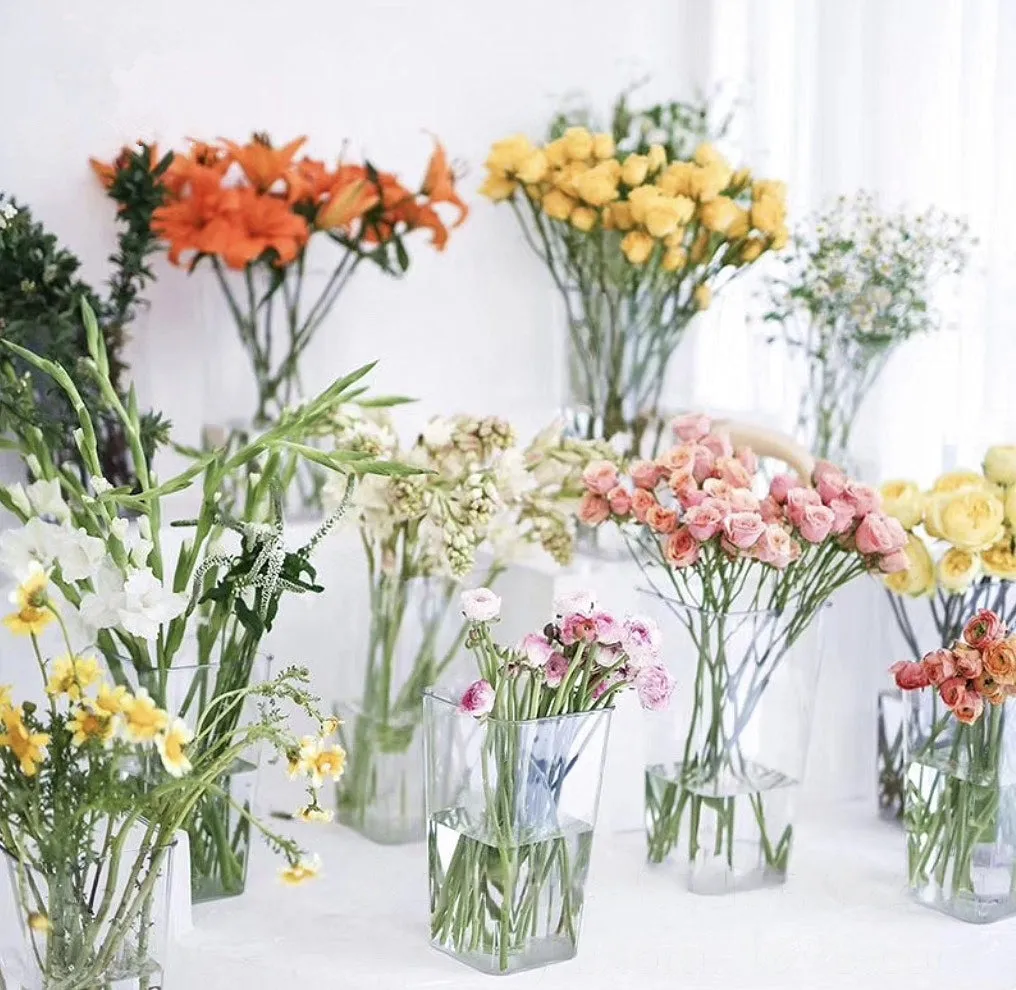 Acrylic Clear Flower Container in different Size