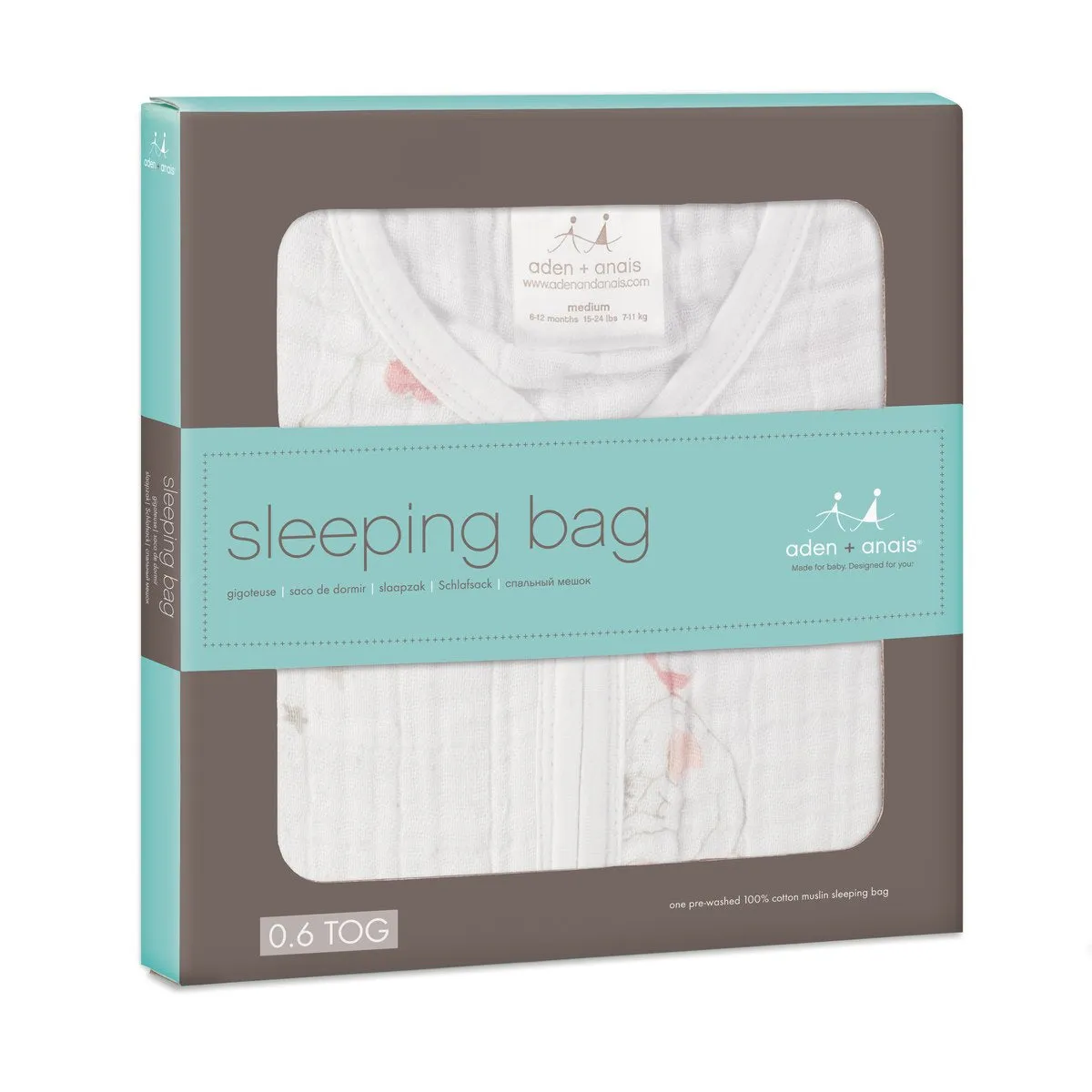 Aden Anais Classic Sleeping Bag Small  - Lovely - Ellie
