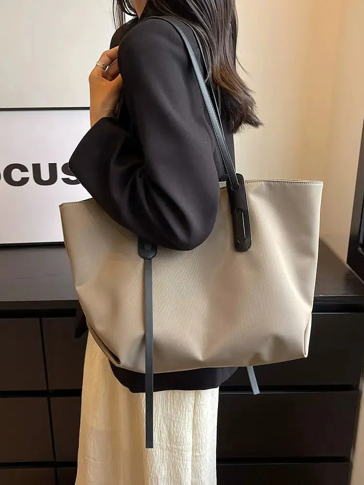 Adjustable Strap Large Casual Tote Bag