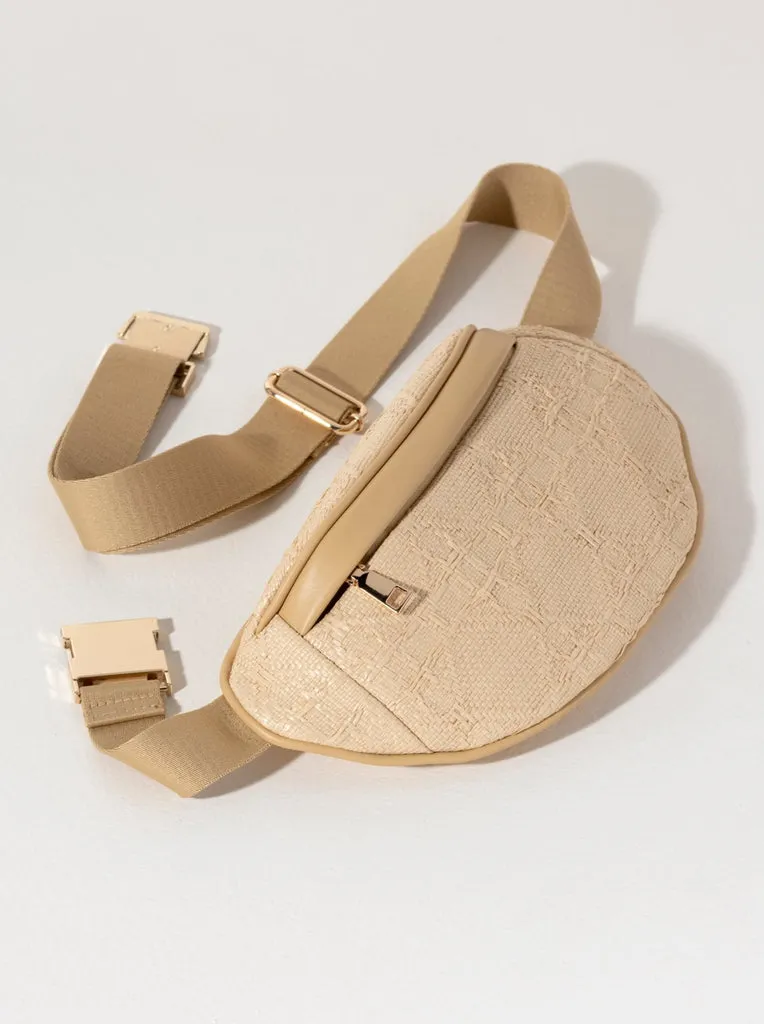 Adrienne Belt Bag - Straw