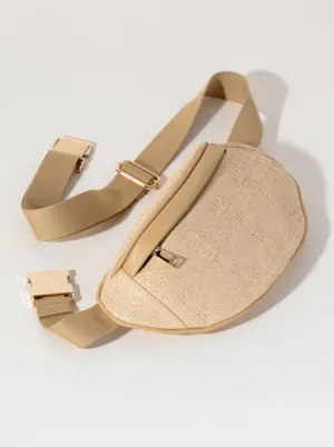 Adrienne Belt Bag - Straw