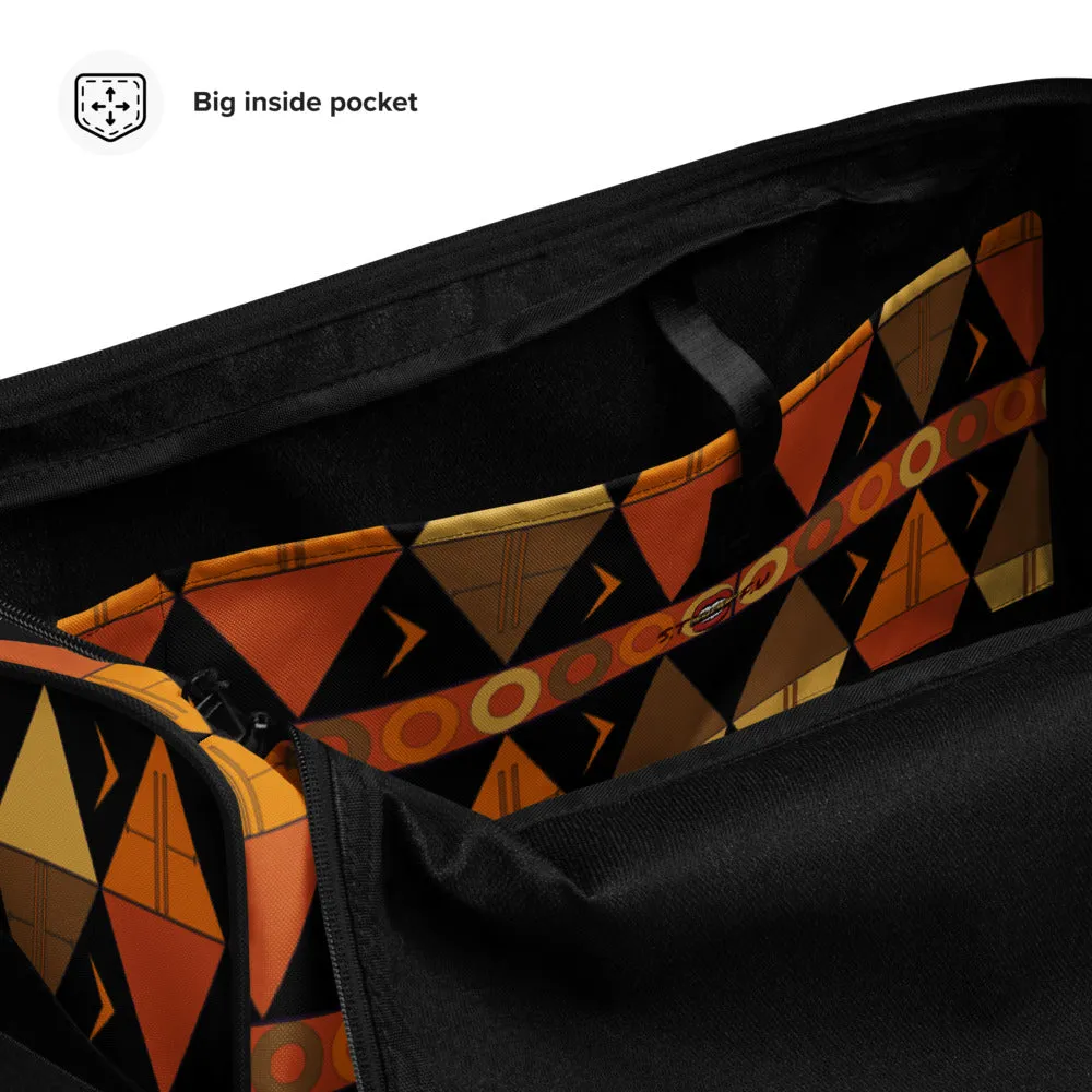 African Tribal Print Duffel bag - Earthy