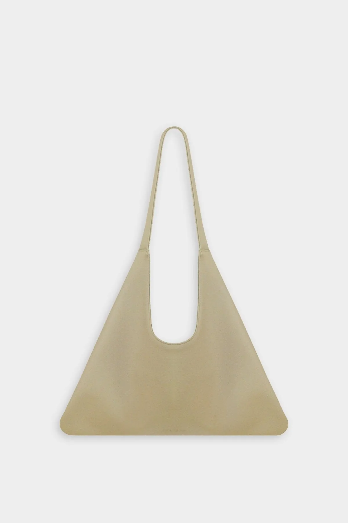 Agave Triangular Tote Bag in Beige