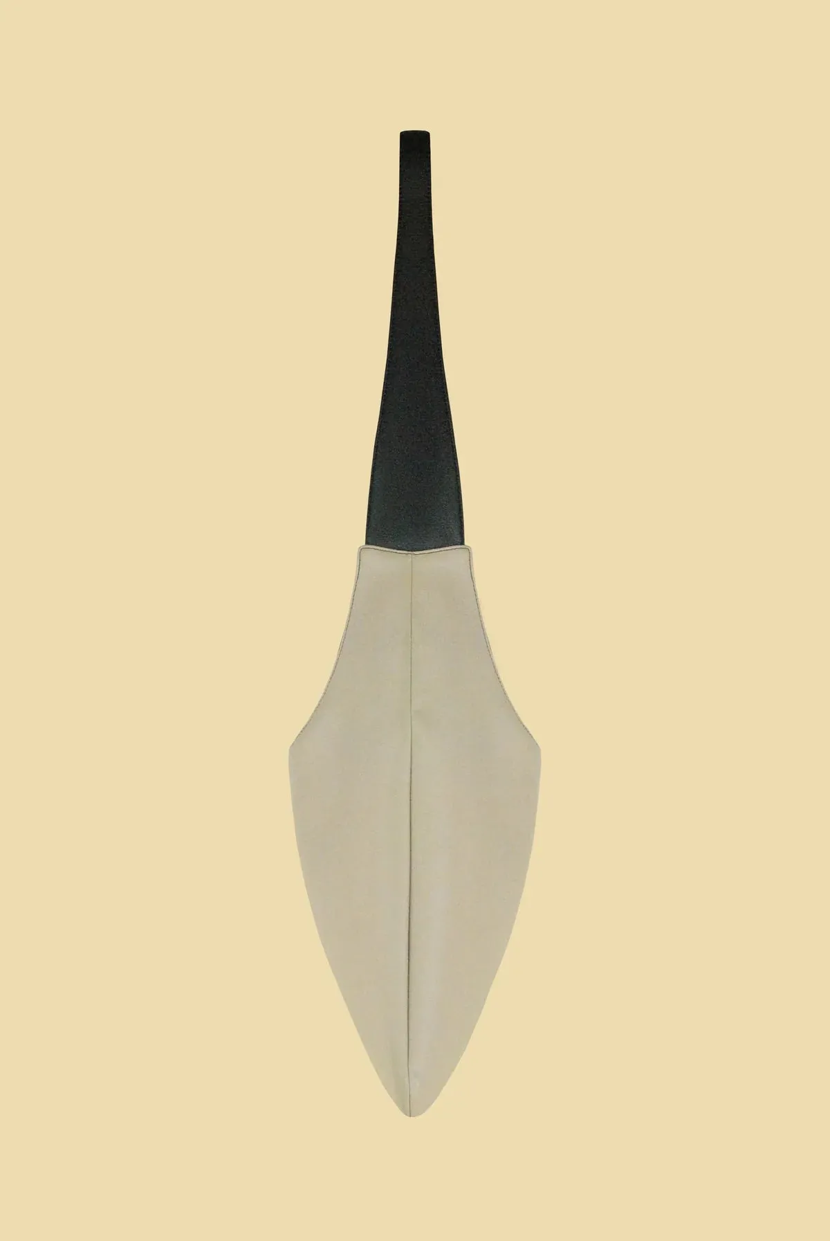 AGAVE TRIANGULAR TOTE XL | Beige & Black by Santos