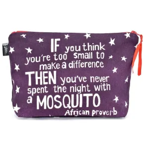 Akija™ Make a Difference African Proverb Pouch - Purple