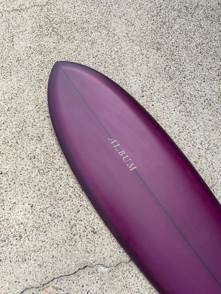 ALBUM SUNSTONE 5'8 BURGANDY TINT PU SURFBOARD