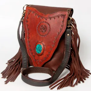 American Darling ADBGH132A Messenger Genuine Leather Women Bag Western Handbag Purse
