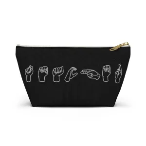 American Sign Language "Teacher" Pouch