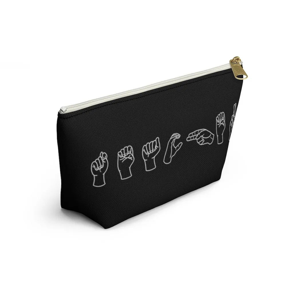 American Sign Language "Teacher" Pouch
