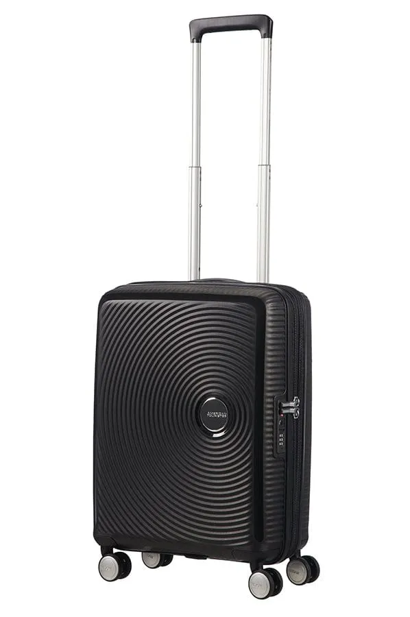 American Tourister Soundbox 4 Wheel Cabin Baggage Spinner Expandable Suitcase 55 cm