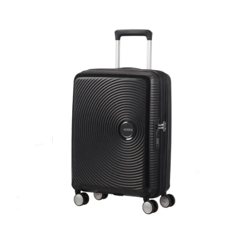 American Tourister Soundbox 4 Wheel Cabin Baggage Spinner Expandable Suitcase 55 cm