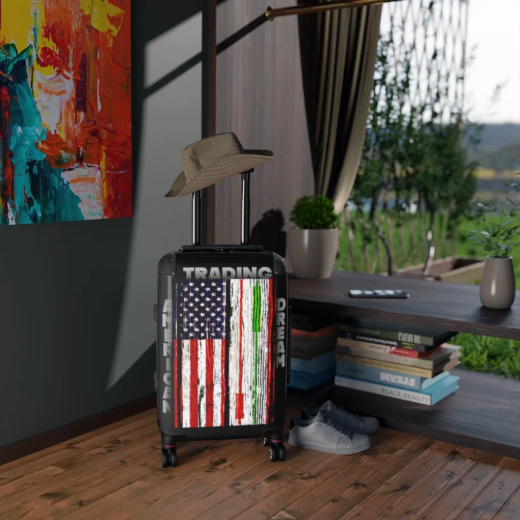 American Trading Dream Flag Cabin Suitcase