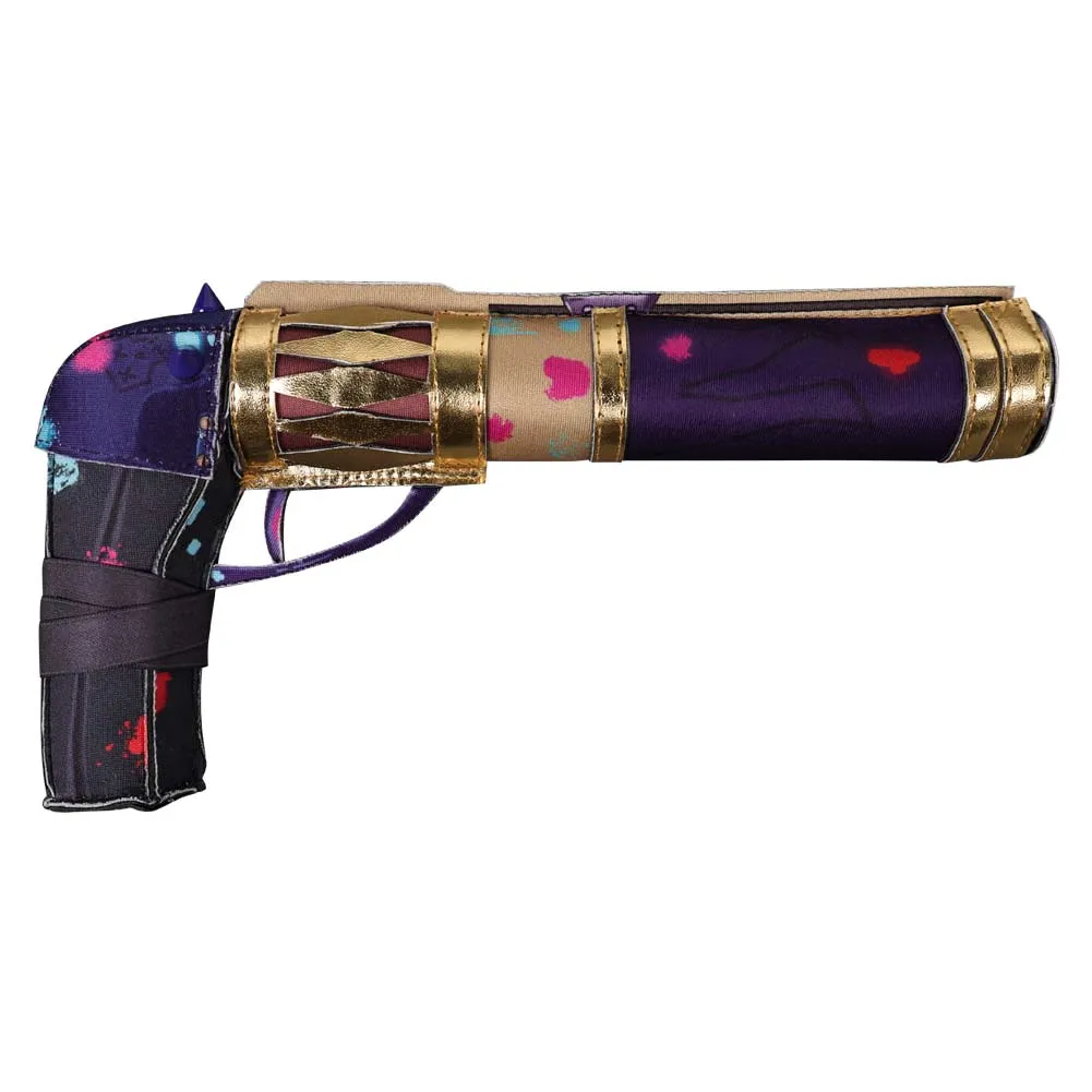 Arcane League of Legends Season 2 Jinx Pistol Purple Prop Toy Cospaly Accessories