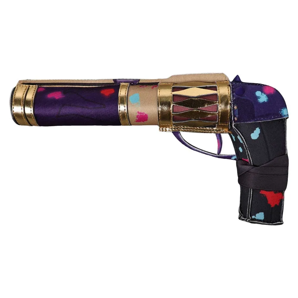 Arcane League of Legends Season 2 Jinx Pistol Purple Prop Toy Cospaly Accessories