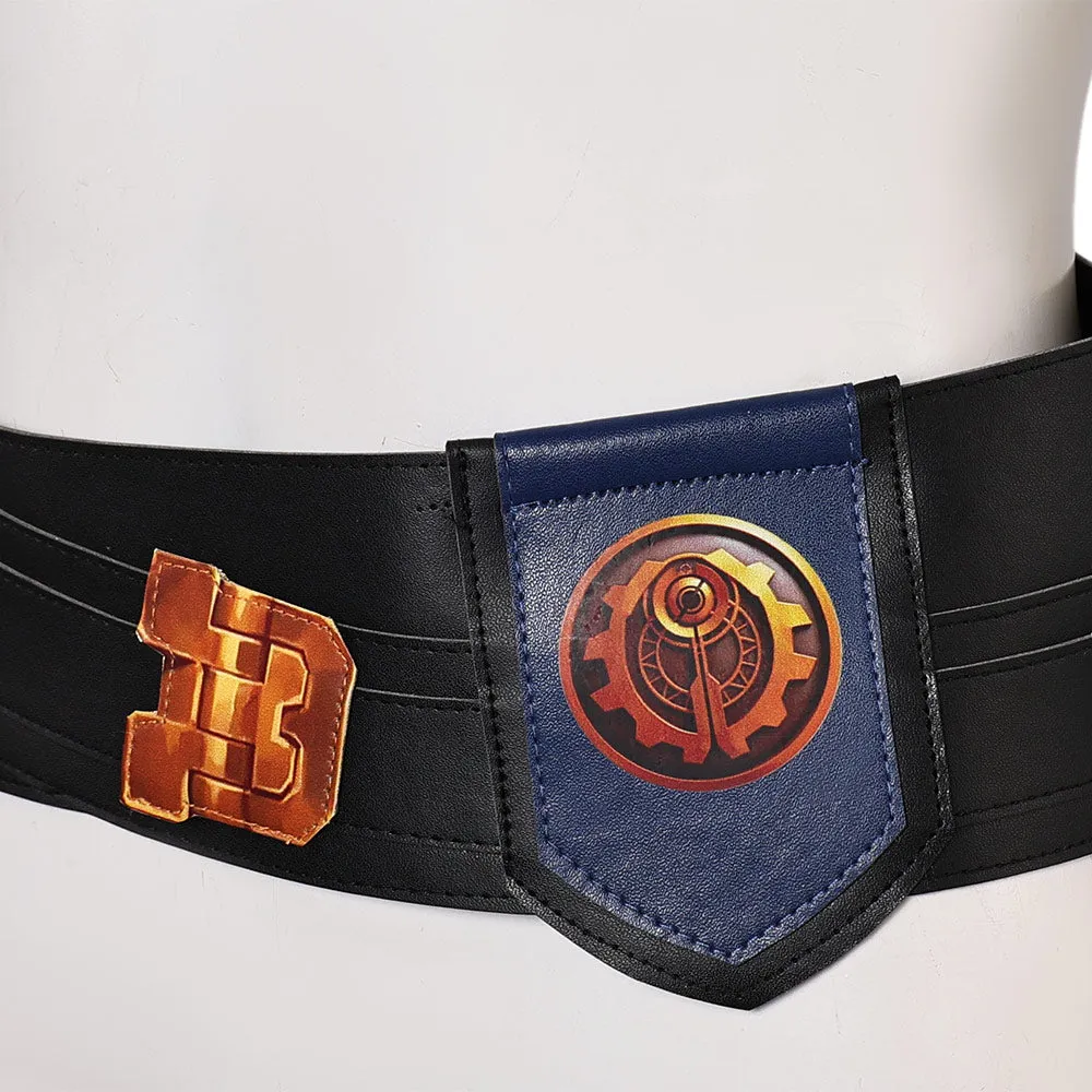 Arcane League of Legends Season 2 Vi Cosplay Belt Unisex Black Waistband Halloween Carnival Accessories