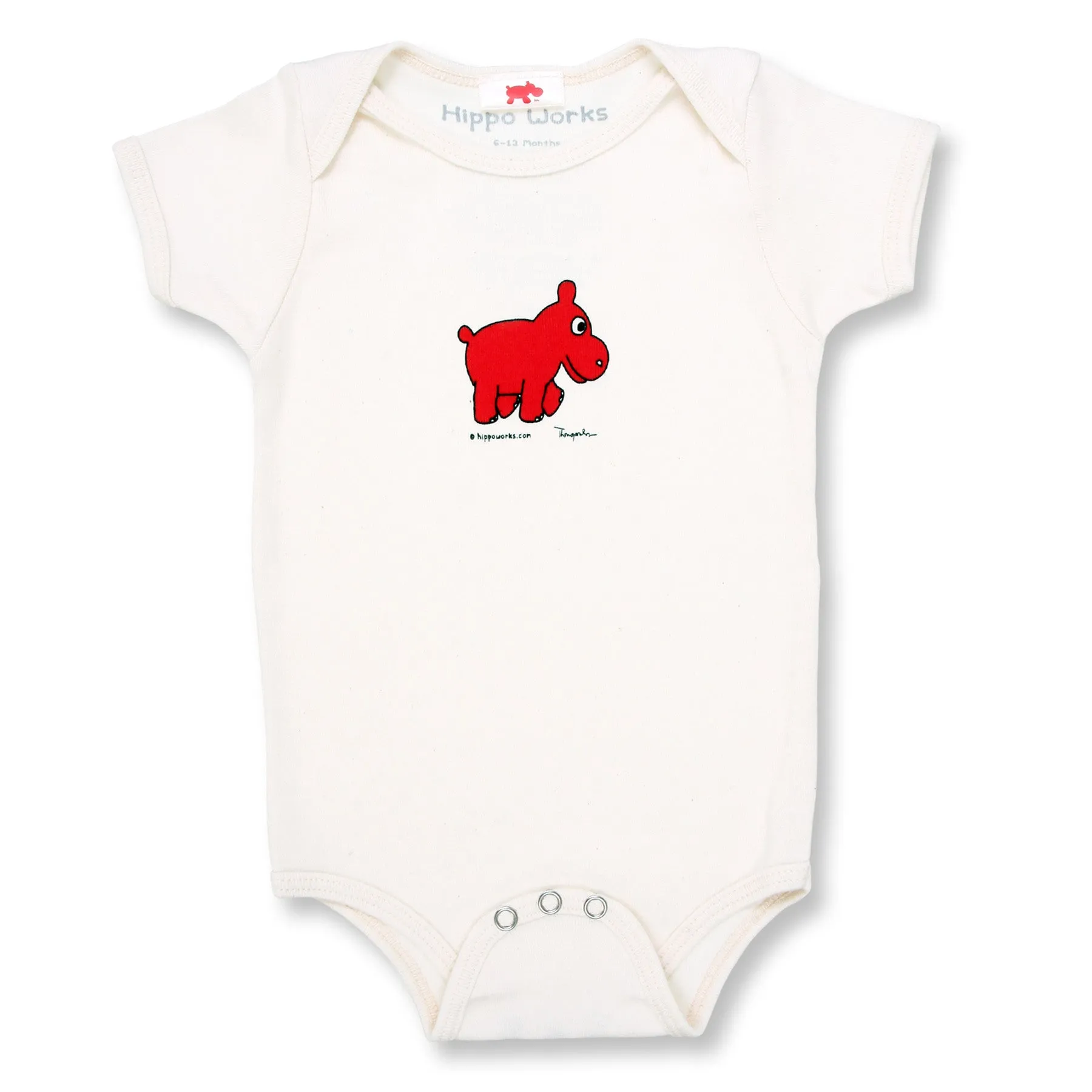 Baby Hippo Organic Onesie