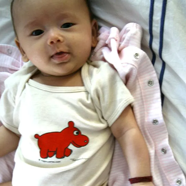 Baby Hippo Organic Onesie
