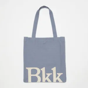 BANGKOKIAN. LINEN BAG - INGIGO/BEIGE FONT