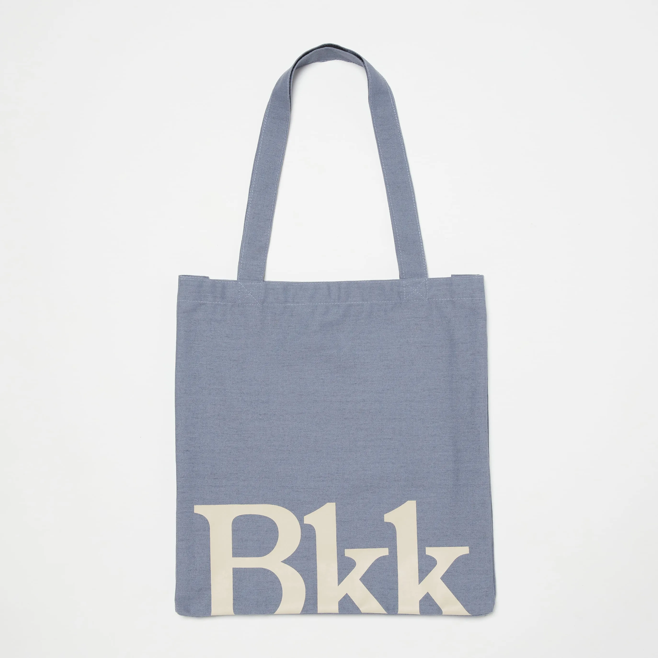 BANGKOKIAN. LINEN BAG - INGIGO/BEIGE FONT