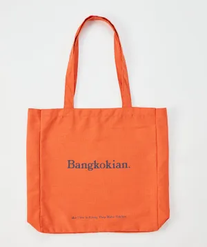 BANGKOKIAN. LINEN BAG - ORANGE