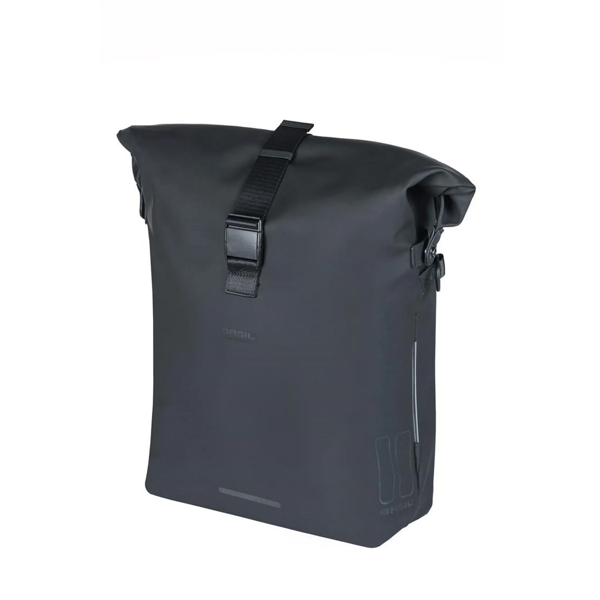Basil Soho MIK Side Bicycle Bag/Backpack 17L with LED Light Black