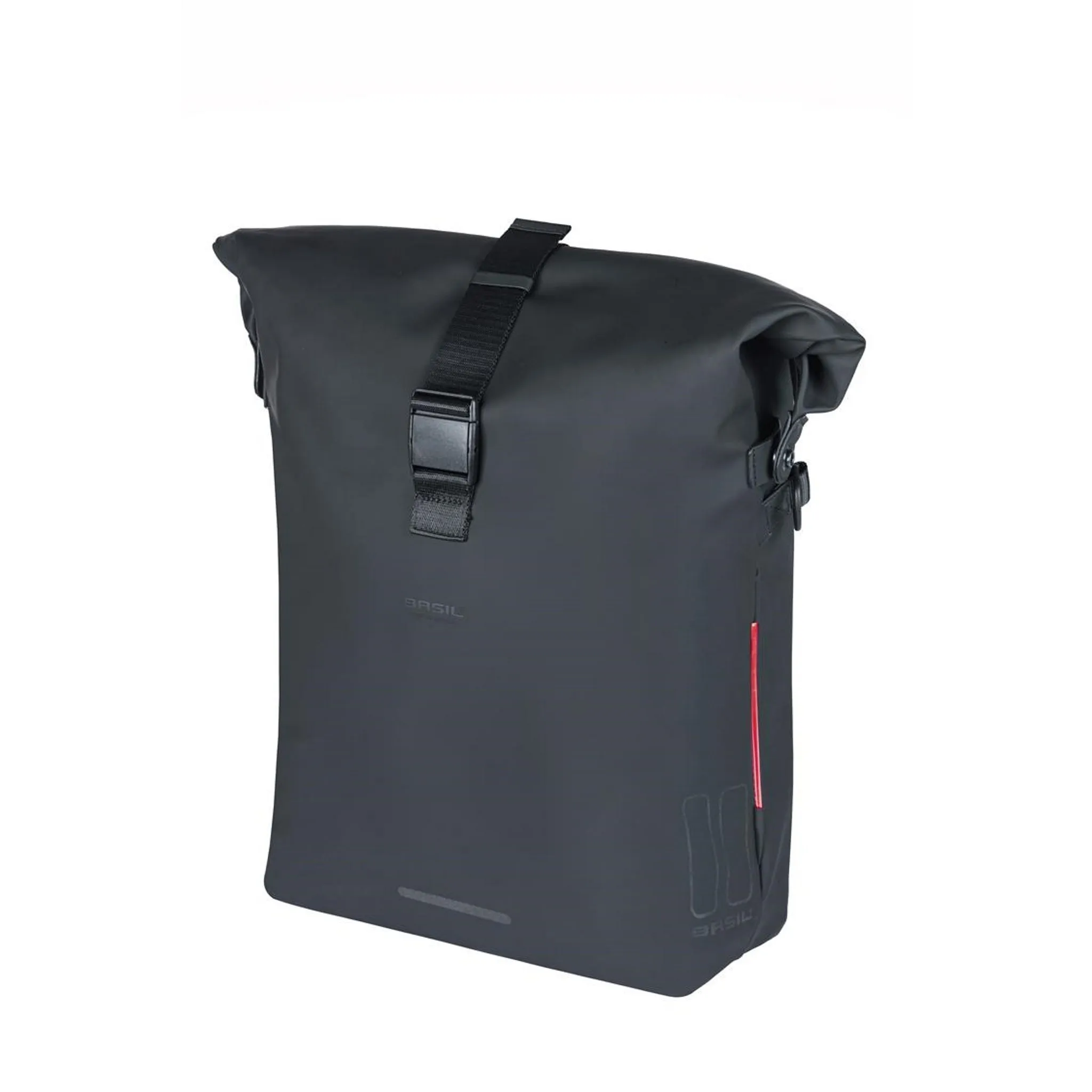 Basil Soho MIK Side Bicycle Bag/Backpack 17L with LED Light Black