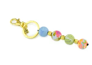 Beach Day 4-Ball Keychain
