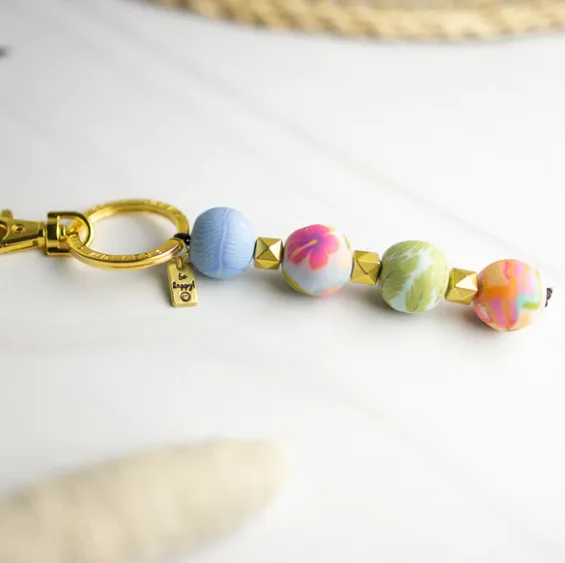 Beach Day 4-Ball Keychain